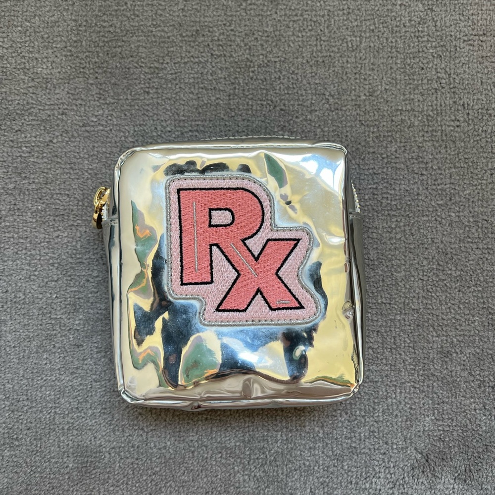 Stoney Clover Lane Silver Mini Pouch with RX patch